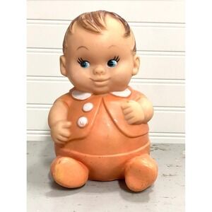 Vintage rubber squeaky baby toy- 1968 Uneeda doll Co.- no longer squeaks